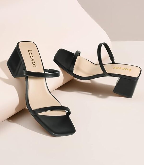 Leevar Square Toe Heeled Sandals for Women