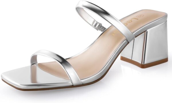 Leevar Square Toe Heeled Sandals for Women - Image 2