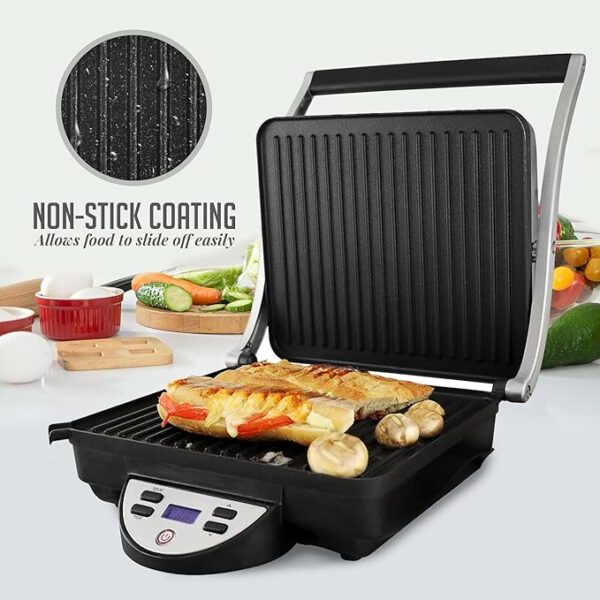 OVENTE Electric Panini Press Sandwich Maker - Image 2