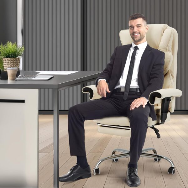 HOMREST 6-Point Massage Executive Chair,Heat Office Chair - Image 5