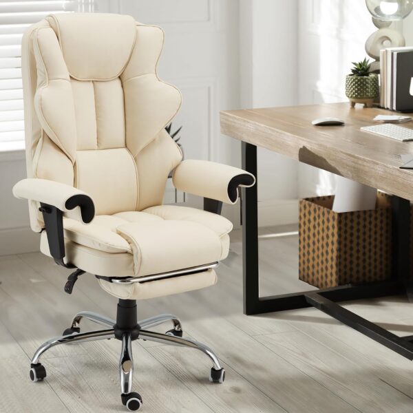 HOMREST 6-Point Massage Executive Chair,Heat Office Chair - Image 3