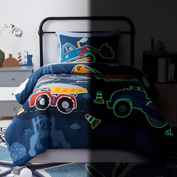 Twin Comforter Set with Sheets - 5 Pieces Kids Twin Bedding Sets for Boys - Image 3