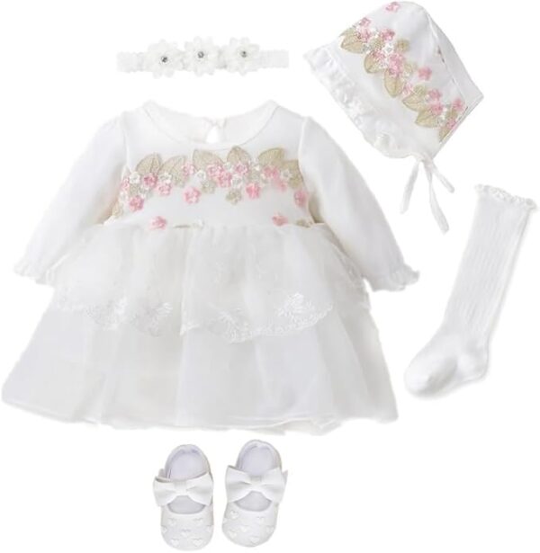 Newborn Baby Girl Dress Clothes 0 3 6 Months - Image 2