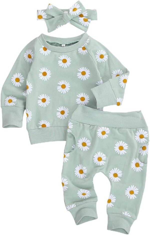 Newborn Infant Baby Girl Clothes Set