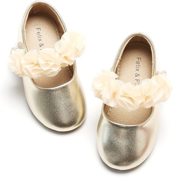 Felix & Flora Toddler Flower Girl Dress Shoes - Image 2