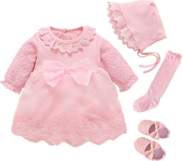 Newborn Baby Girl Dress Clothes 0 3 6 Months - Image 3