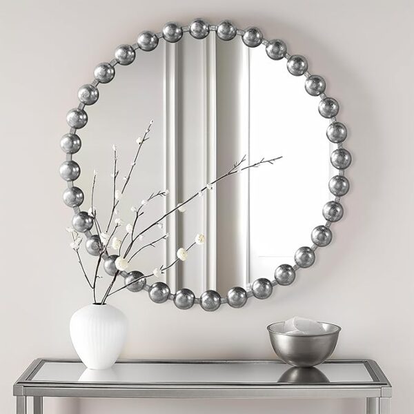 MADISON PARK SIGNATURE  Frame Round Mirror - Image 2