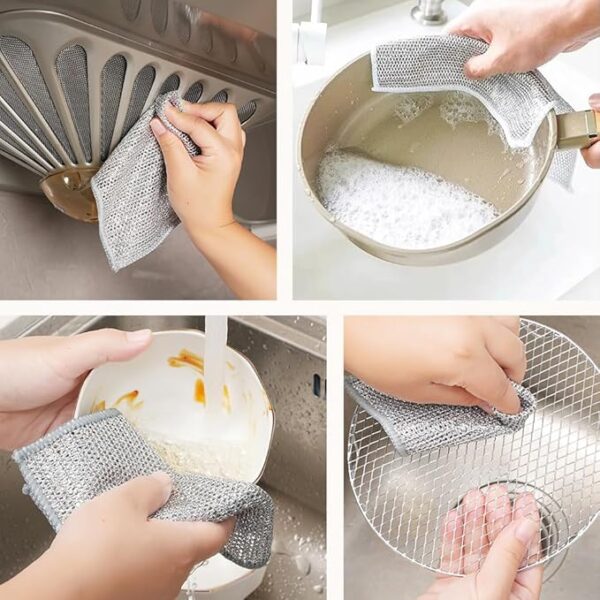 Multipurpose Wire Dishwashing Rags - Image 3