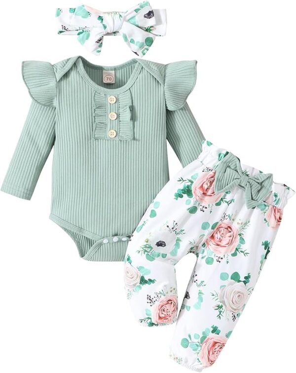 Baby Girl Clothes Newborn Infant Outfits - Image 3