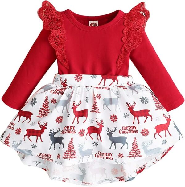 OLLUISNEO Newborn Baby Girl Dress - Image 3