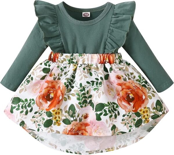 OLLUISNEO Newborn Baby Girl Dress - Image 2