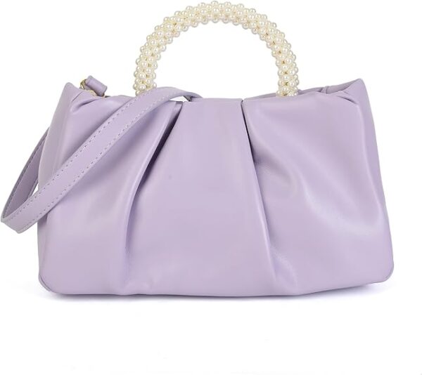 Valleycomfy Evening Clutch Pearl Purses for Women - Image 3