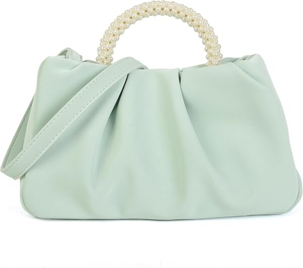 Valleycomfy Evening Clutch Pearl Purses for Women - Image 2
