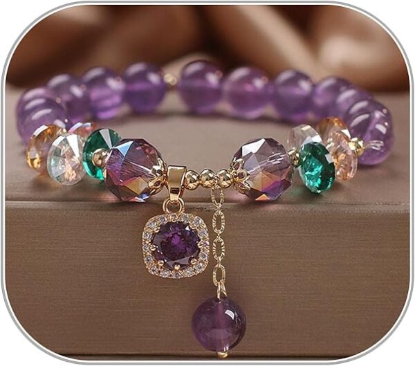 Amethyst Gemstone Bracelet for Women - Image 2